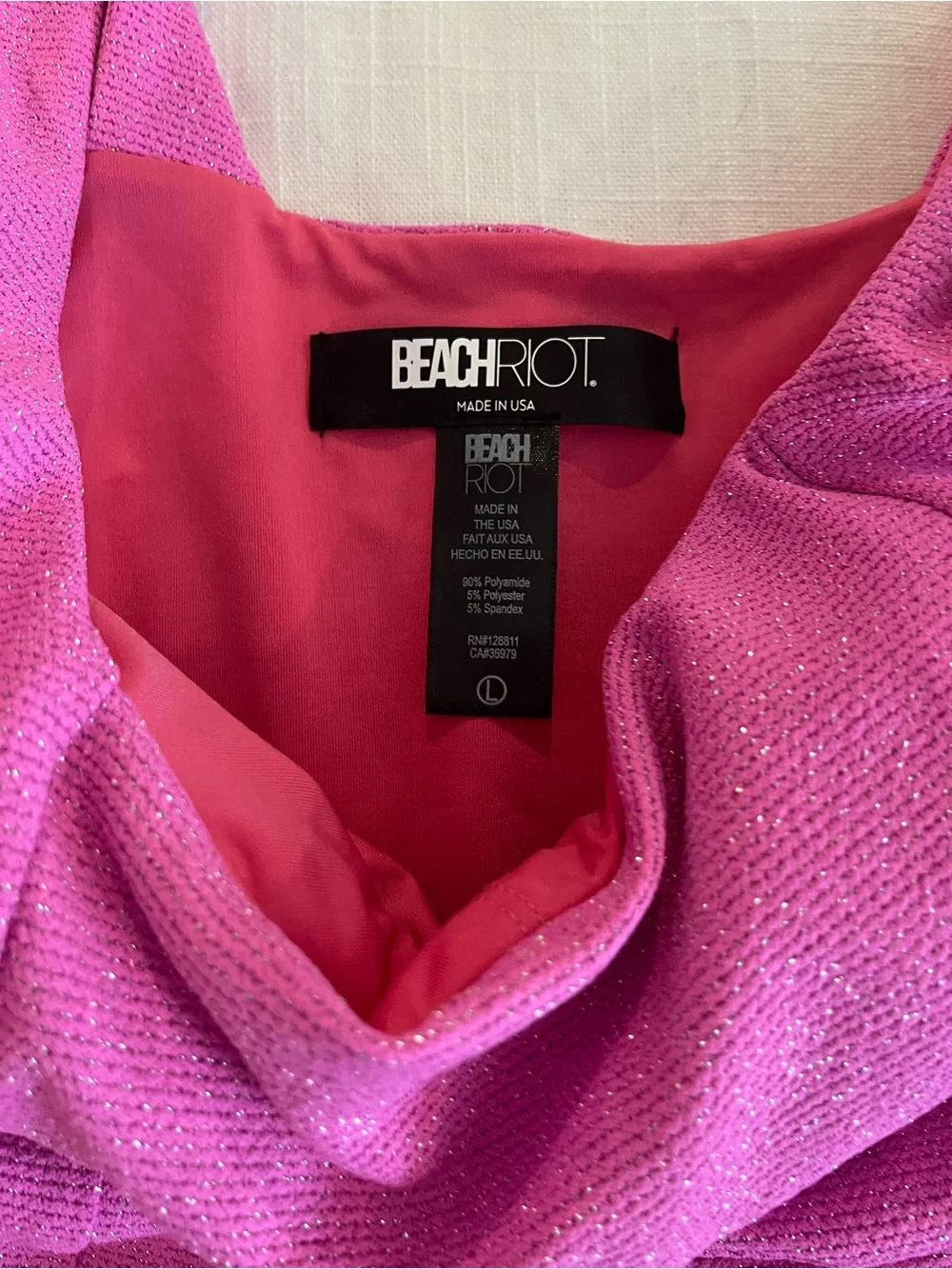 Beach Riot bold pink